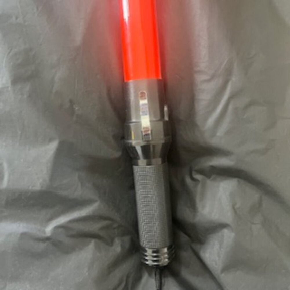 Traffic Safety Wand Red Flashlight Control Baton 21” Long 3 Light Modes‎ - Picture 9 of 10